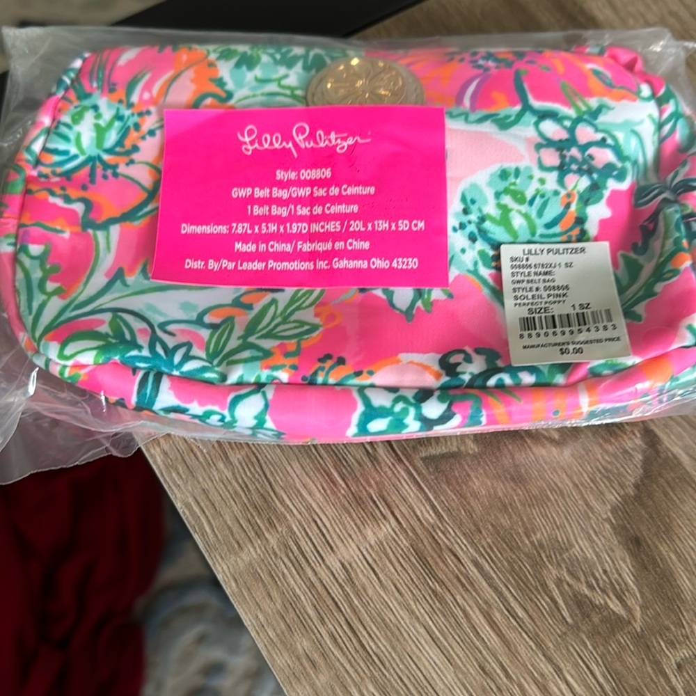 NWT Belt Bag Soleil Pink Perfect Poppy